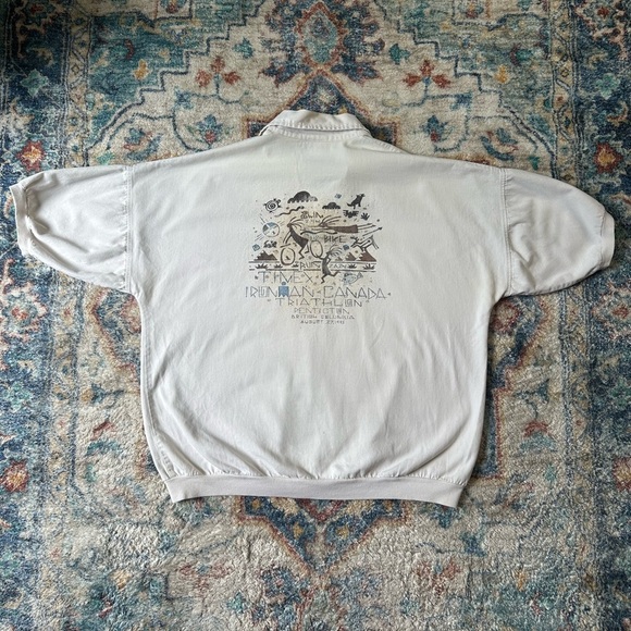 Vintage Penticton Ironman Triathlon Henley Shirt Large - Picture 2 of 6